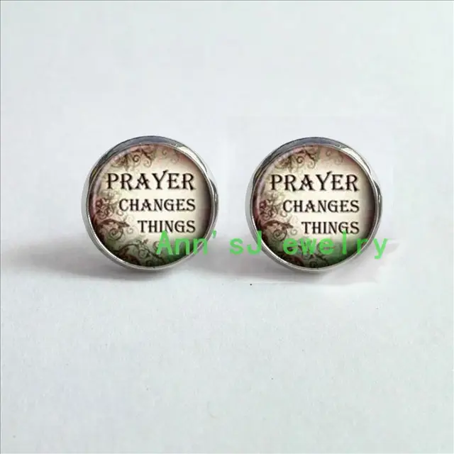 Hz4 00278 1pair Eardrops Quotes Earrings Inspirational Hz4 00278 1pair Eardrops Quotes Earrings Inspirational Stud Sayings Jewelry Gl Cabochon