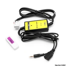 Auto Radio Lettore USB Aux-in Adattatore CD MP3 Interfaccia 12 Spille Per VW Audi Skoda Sede 828 di Promozione