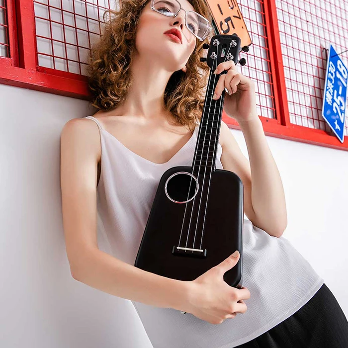 

23 Inch USB Smart Populele Ukulele 2 LED Bluetooth Educational Learning Toy Musical Instrument Funny Children Gifts