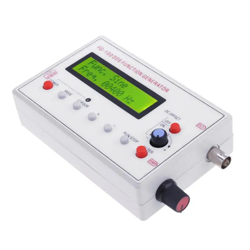 

Portable Mini Signal Generator1Hz-500KHz Sine Wave Frequency FG-100 DDS Function Signal Generator Digital Signal Generator