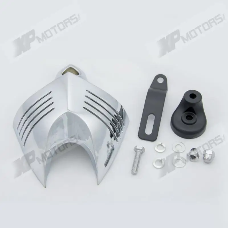 

High Quality Alloy Chrome V-Shield Horn Cover For Harley Touring Model Electra Road Glide Road King