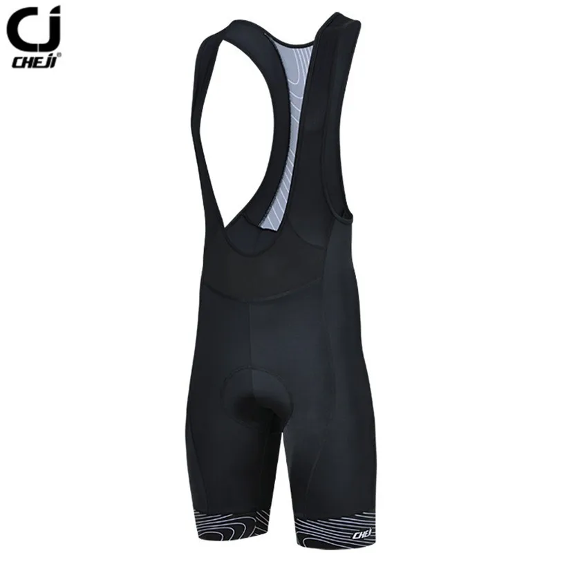 2016-CHEJI-Men-Black-Bike-Bib-Shorts-Pro-Cycling-Bib-Shorts-Red-Green-Breathable-Bicycle-3D (5)
