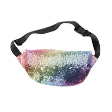 1 шт. поясная сумка, яркие городские сумки для бега, блестки, крутая спортивная сумка, многофункциональный карман для девушек и женщин