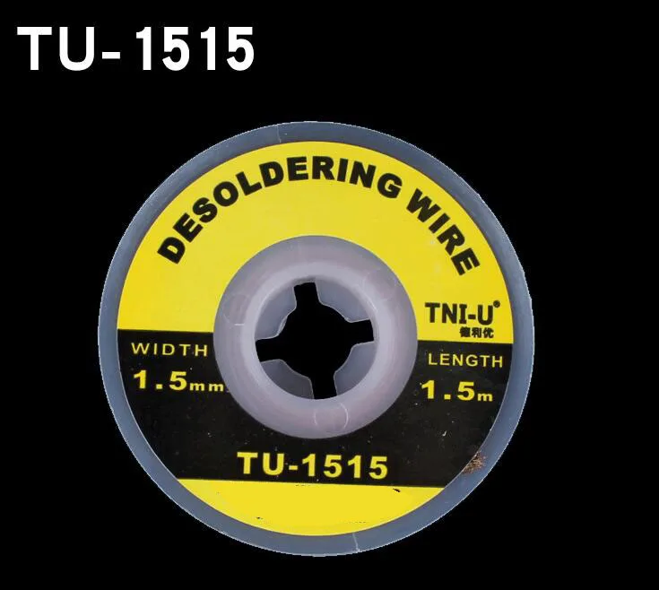 FEORLO 1,5 м кабель для удаления флюсированная катушка для пайки аксессуар 1,5 мм 2 мм 2,5 мм 3 мм оплетка для распайки припоя проволока фитиль для пайки