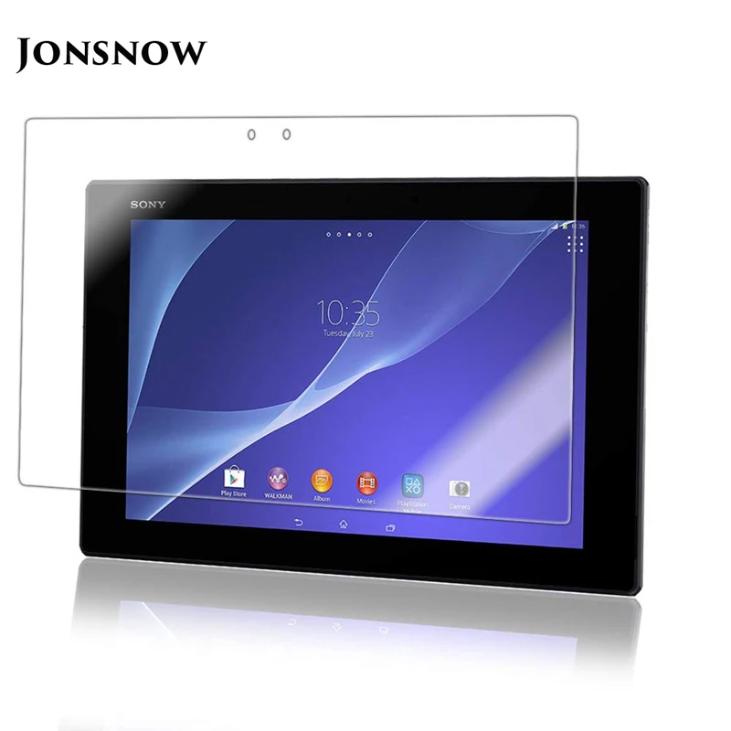 N-KTG-1010_1-9H Tempered Glass for Sony Xperia Z2 Tablet 10.1 inch Prevent Scratch Tablet PC LCD Screen Protector Film JONSNOW