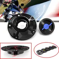 For Yamaha YZF R1/3 R6 R15 R25 R125 R1M Motorcycle Accessories CNC Aluminum Fuel Tank Cover Fuel Cap Gas Tank Cover Petrol Cover