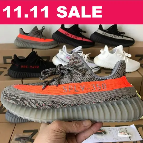 

2018 NEW Yeezys Air 350 Boost Running Shoes For Men Breathable Women Sneakers Outdoor Sport Shoes Yeezys 350v2 v2