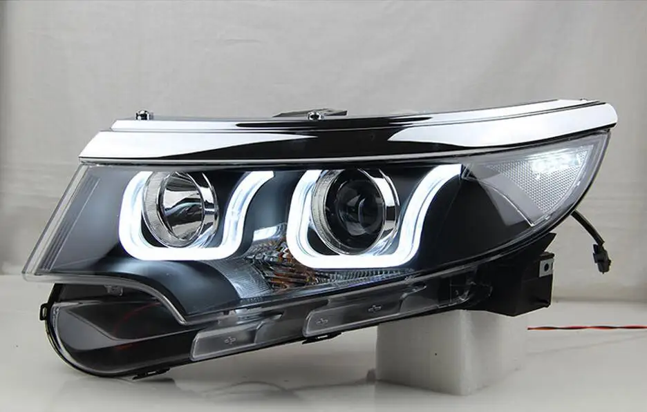 Compare 2pcs Car Styling For Edge headlight 2012 2013 2014 Edge led taillight Escape Head Lamp drl projector H7 hid Bi-Xenon Lens