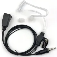 Earpiece Headset Mic For Yaesu Vertex VX-6R VX-7R VX6R VX7R FT-270 FT-270R VX-127 VX-170 Walkie Talkie Covert Air Acoustic Tube 1