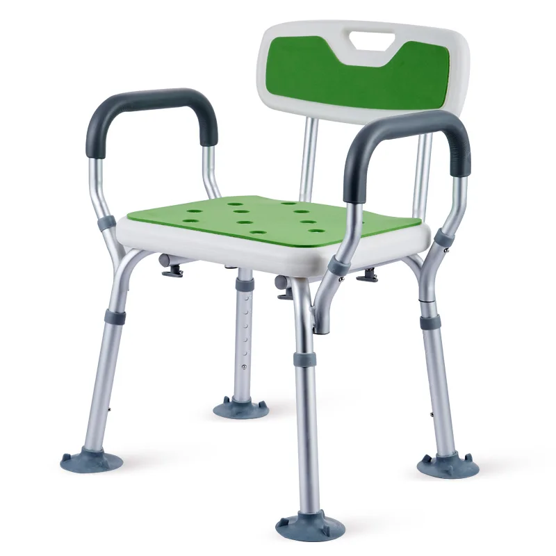 

12% Lightweight Height Adjustable Bath Shower Chair Best Shower Bench Safety Seat Shower Stool for Elderly Handicap Heavy Duty