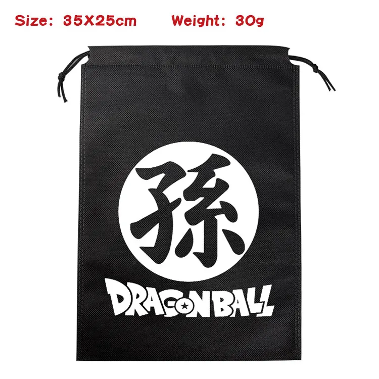 

Anime Dragon Ball Z Canvas Drawstring Backpack Students Travel Organizer Pouch Portable Cosplay School Bag