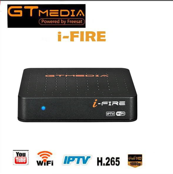 GTmedia IFire спутниковый ТВ ресивер полный 1080P Встроенный 2,4G WiFi box Поддержка Xtream и Youtube