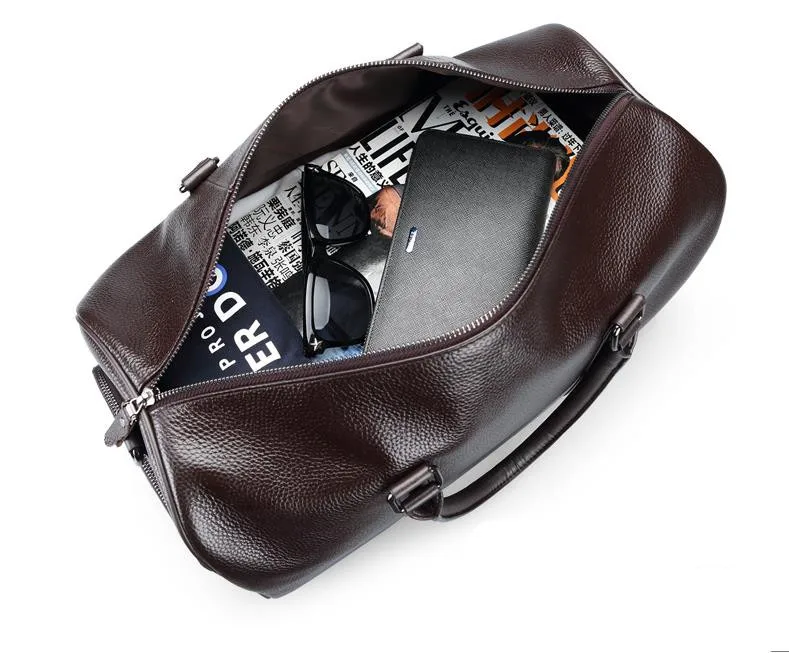 genuine leather men's travel bags (5)