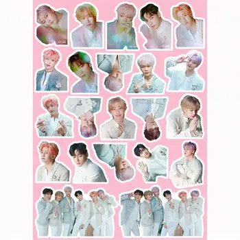 

Kpop Astro 1st Album All Light Cute Adhesive Photo Stickers for Notebook Mobile Phone Luggage Laptop Decorative DIY Stickers
