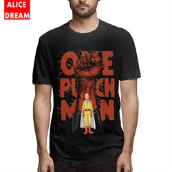 One Punch Man Футболка Сайтама Модная Новое поступление Мальчик Мягкая Футболка Crewneck S-6XL Homme футболка