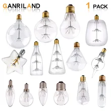 GANRILAND G125 Retro Starry Sky Dimmbare Led-lampe 3W 2200K E27 220V Wein Flasche Dekorative Weihnachten Glühbirne lampe Amouple Led(China)