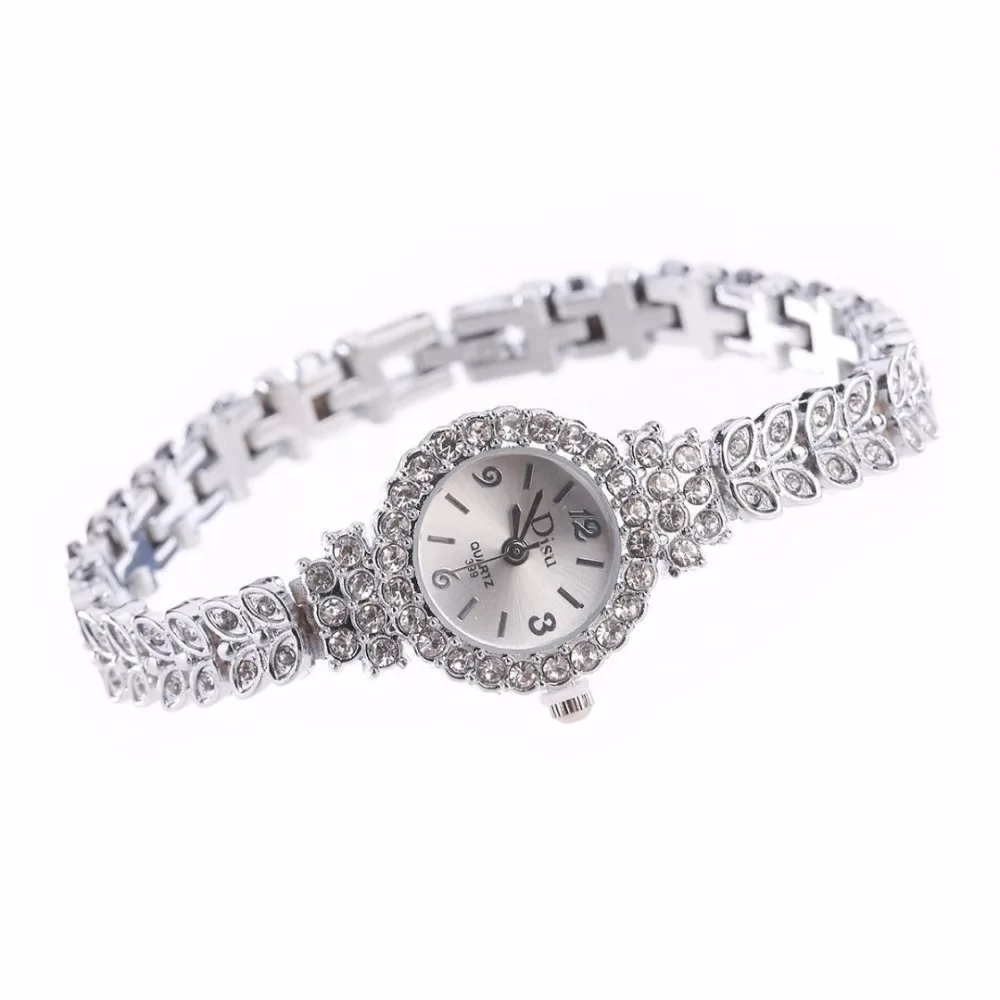 Простая Переливающаяся форма цветок циферблат, женские часы-браслет, темперамент, мода, стальной ремешок, кварцевые модные часы браслет
