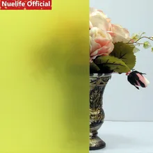 60x100 см желтый пленка «замороженное стекло» для детей, детская комната Ванная Кухня Офис балконные раздвижные двери оконное стекло пленка