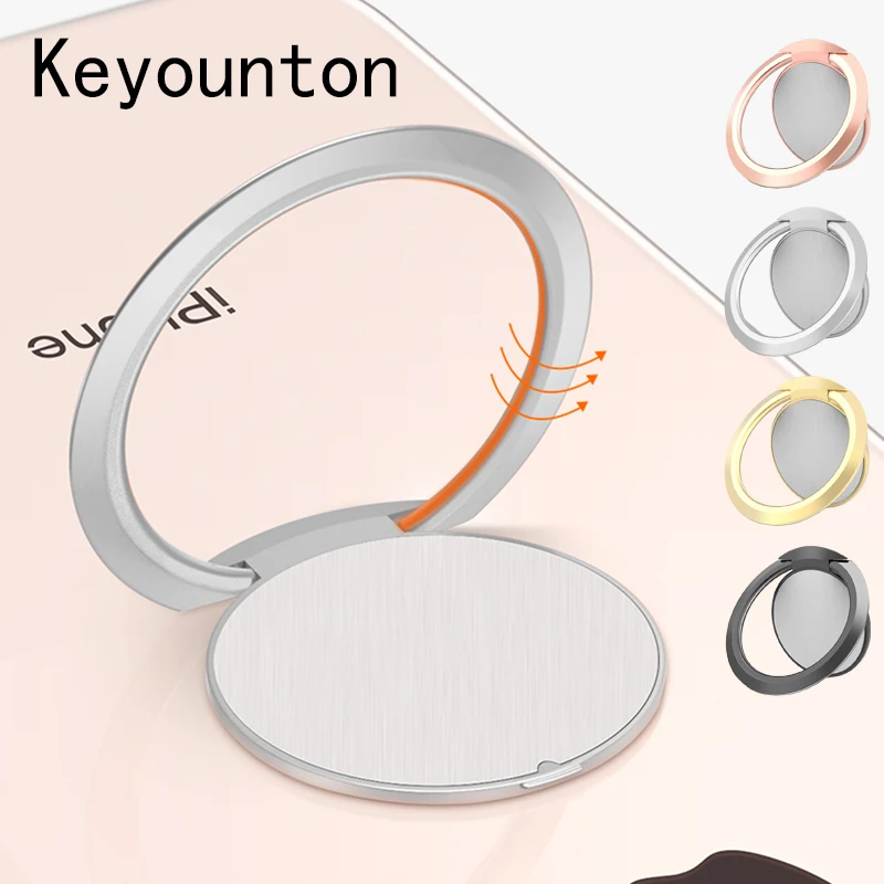 

Ultra-thin Magnetic Mobile Phone Finger Ring Holder stand Suitable for Millet Huawei iPhone SmartPhone Stand iPad General purpos