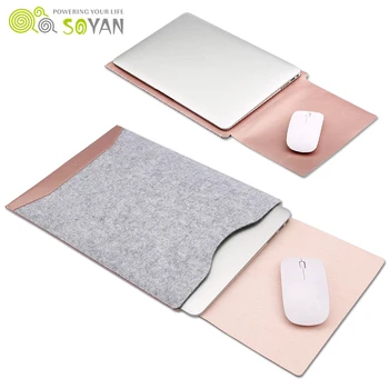 

Fashion Laptop Bag Felt Universal Notebook Case Pouch For Apple Macbook Air Pro Retina 12 13 15 bag for macbook air 13 case