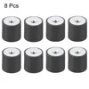 uxcell 8PCS Female Rubber Mounts M4 M5 M6 Thread Vibration Isolator Silentblock DD Flat Base Block 10x10mm 15x15mm 20x20mm ► Photo 1/6