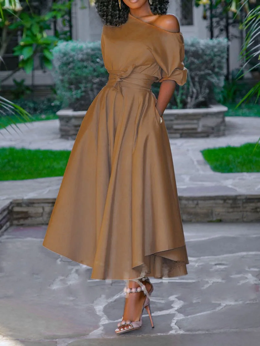 

2019 new elegent fashion style summer african women plus size dress M-4XL