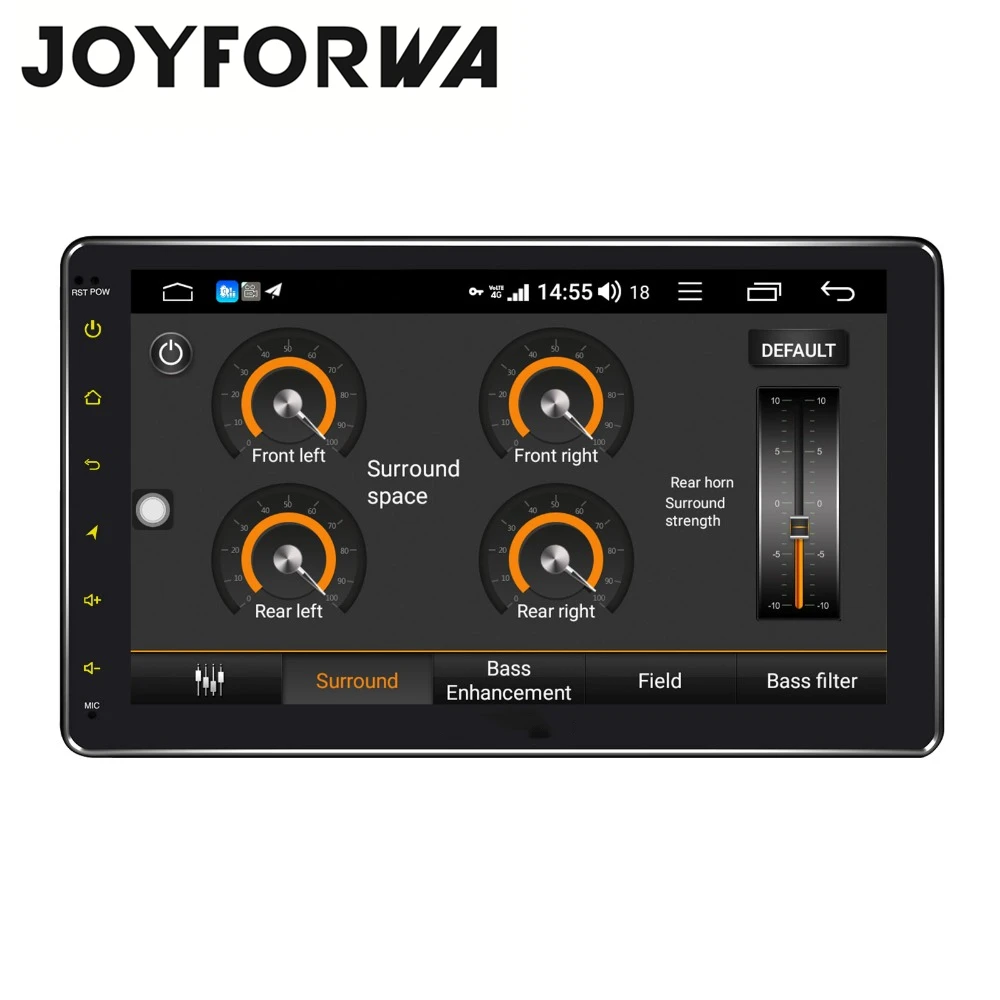Perfect 10.1" 1Din 1280*720 Android 8.1 Car Stereo Radio Multimedia Player for Volkswagen/Skoda/Seat DSP GPS Zlink Subwoofer DVR OBD DAB 1