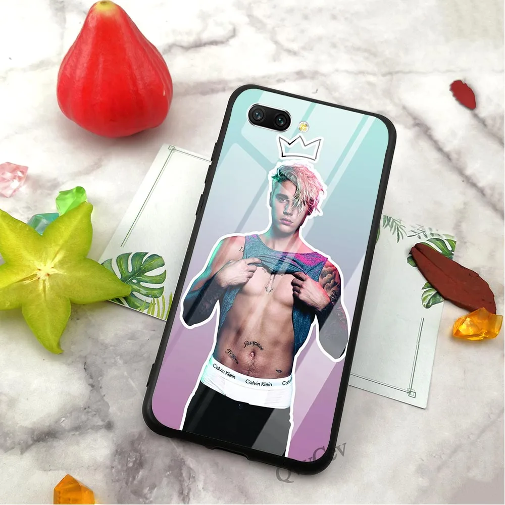 Hybrid Justin Bieber Glass Phone Cover for Huawei P10 Lite Case 10 7A Y6 Y9 Honor 9 P20 P Smart Mate 20 Pro Cases