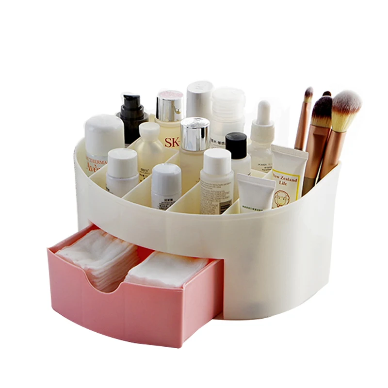 

NEW Cosmetic Jewelry Organizer Office Storage Drawer Desk Makeup Case Plastic Makeup Brush Box Lipstick Remote Control Holder