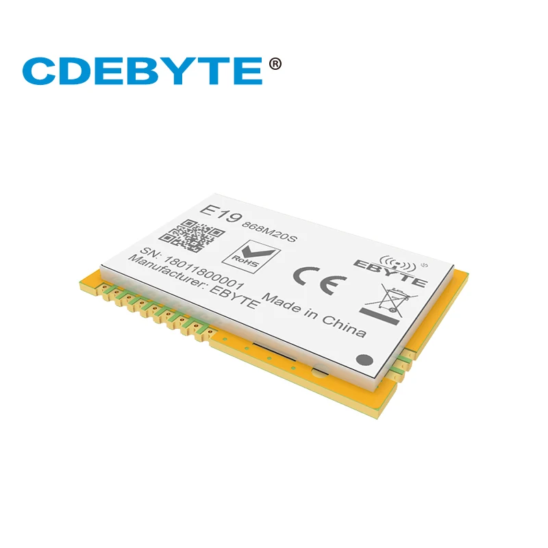 E19 868M20S Lora большой диапазон SX1276 868 МГц 100 мВт печать антенна отверстия IoT uhf