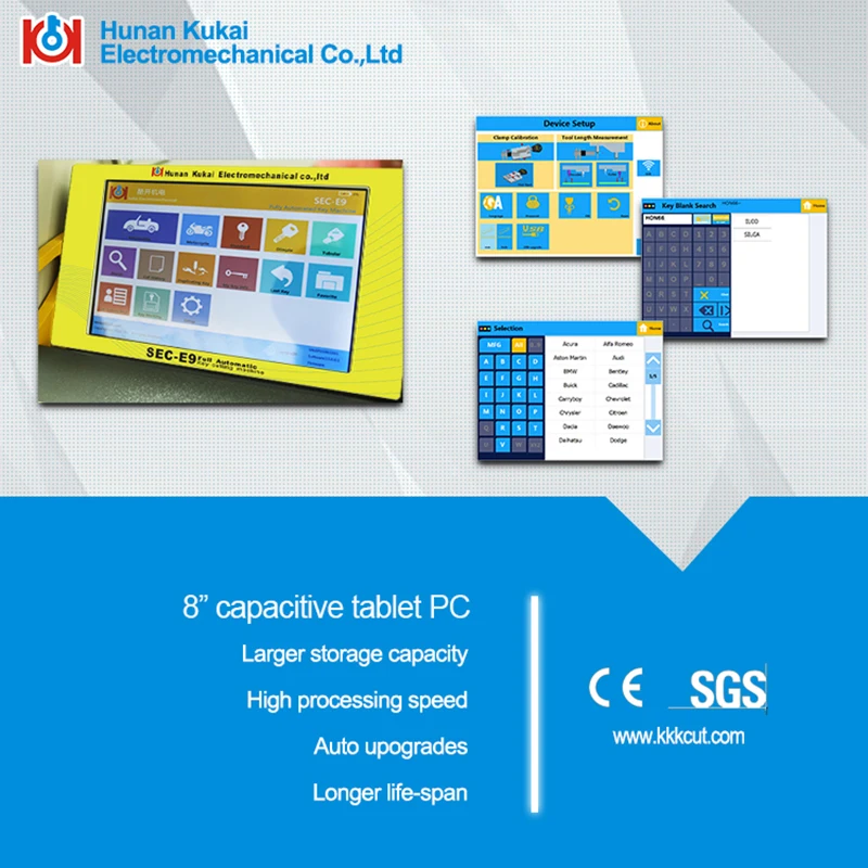 Kukai Многофункциональный Chucking SEC-E9 автоматический ключи резка машины слесарь Дубликатор Smart инструменты