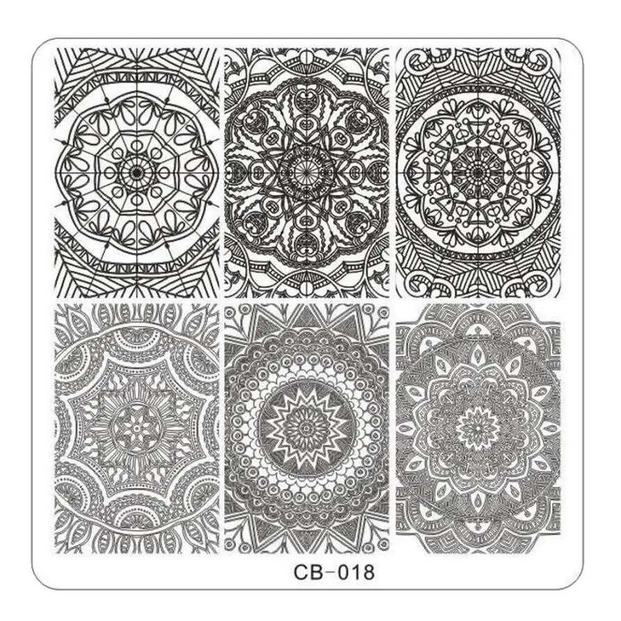 

1PC DIY Nail Art Image Stamp Stamping Plates Manicure Template Nail Polish Y509