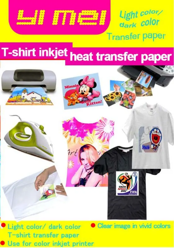 dark color T shirt heat transfer paper for inkjet printerin Photo
