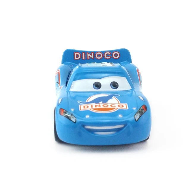 Disney Pixar Cars Gold Dinoco синий черный полицейский Молния Маккуин литой игрушечный автомобиль для детей 1:55 Свободный бренд и