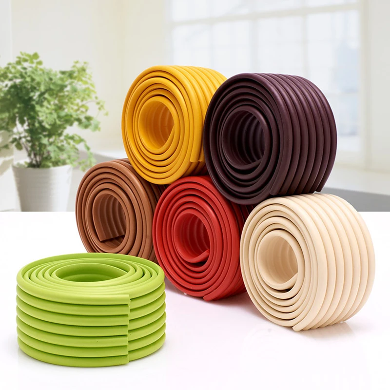 (5pcs/lot) 2 meters baby Edge Corner Guards Finger Guard Protection Protector crash bar with 4m tape | Мать и ребенок
