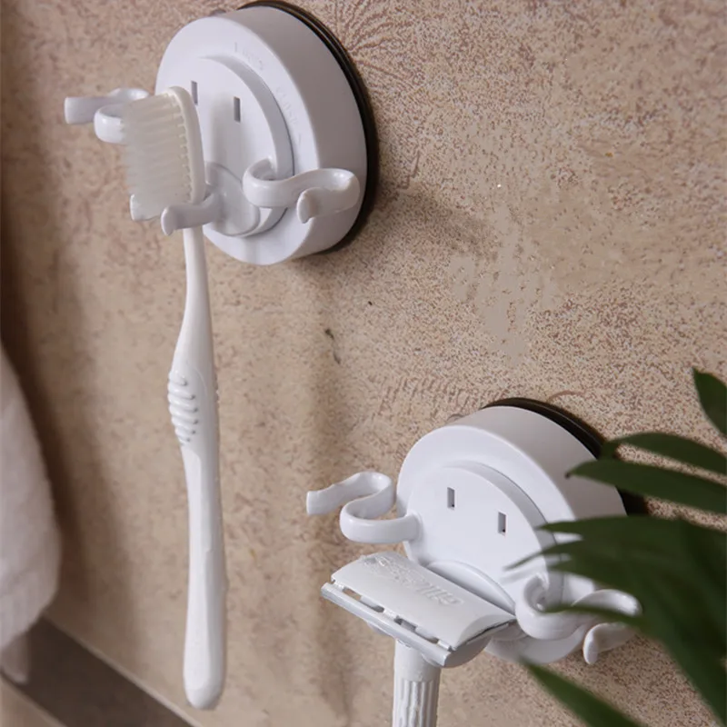 Держатель для бритвы на присосках|bathroom shelf|bathroom accessorieswall mounted toothbrush holders |