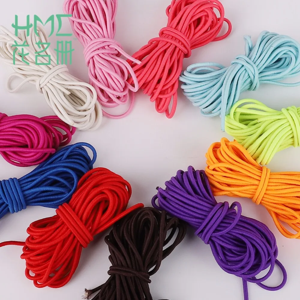 Buy 2.5mm Colorful High Elastic High Quality Round