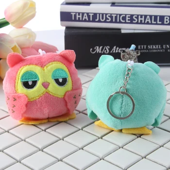 

Plush Keychains owl 9 cm key chain toys , Plush Stuffed animal owl TOY , small Pendant dolls , Wedding Party Gift Plush Toys kid