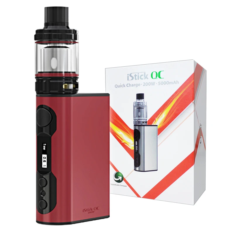 Стартовый мод Eleaf iStick QC 200 Вт с атомайзером MELO 300 бак 3 5 мл ES Sextuple 0 17 Ом головка