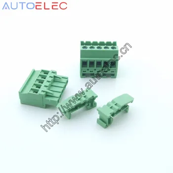 

10sets Pitch5.08mm 5P Screw Plug-in Terminal Blocks connector US15mm Din Rail Mounting instead of:MSTBVK 2.5/ 5-G-5.08 - 1788758