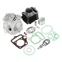 Cylinder Piston Gasket Engine Rebuild Kit For Honda 70CC CRF70 ATC70 XR70 TRX70 72CM3 Motorcycle athena 072900 47mm diameter aluminum 70cc sport cylinder kit