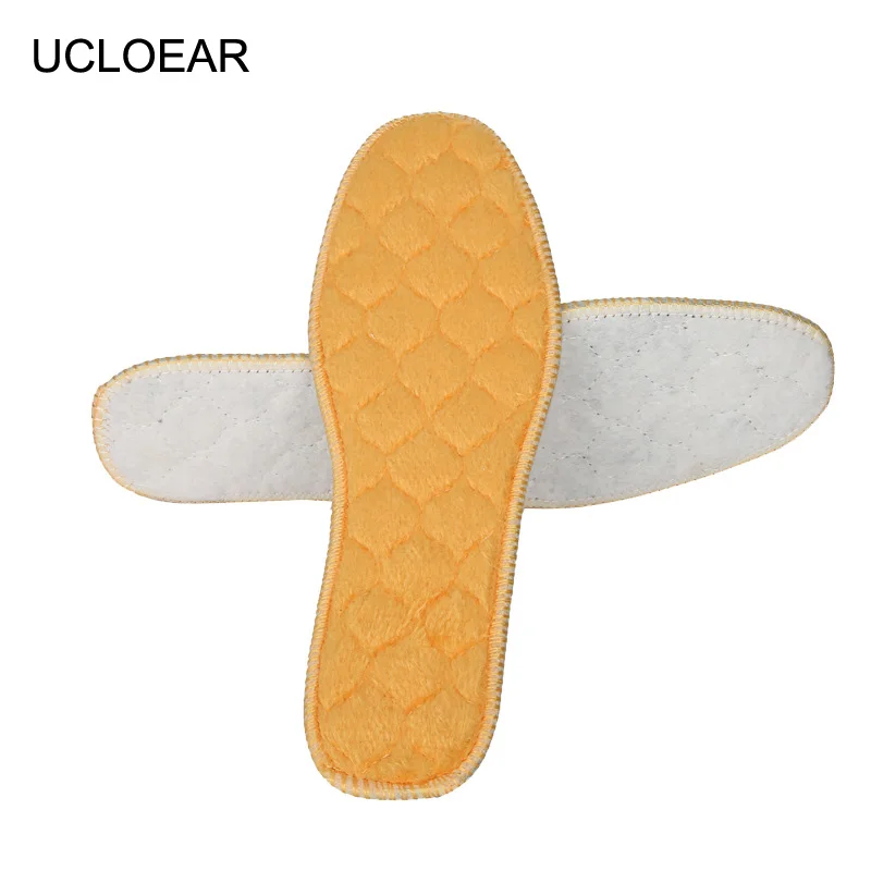 

UCLOEAR Warm Heated Insole Imitation Wool Breathable Comfortable Insoles Pad Soles For Shoes Winter Thick Pad Warm Insoles