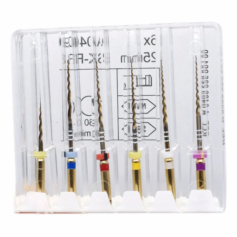 Dental Instrument Super Files GOLD Files Universeral Engine Use Rotary Files Golden Dondontic Root Canal NITI Dentist Tool 4