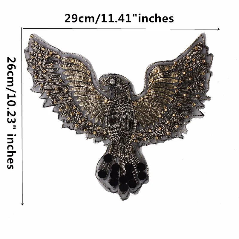 10pieces-Beaded-Vintage-Bronzing-Gold-Eagle-Applique-Embroidered-Sew-on-Patch-Lace-Fabric-Motif-Sewing-Patch (3)