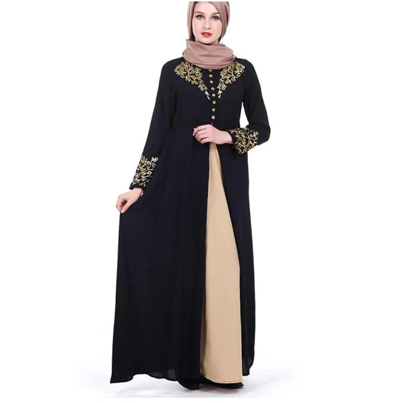 Islamic modest clothing muslim maxi long dresses women elegant Qatar