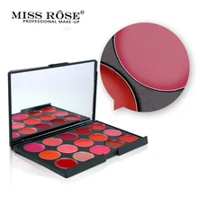 MISS ROSS брендовая матовая помада Палитра 15 цветов водонепроницаемая разноцветная помада Палитра длинная стойкая губная помада Красота Макияж