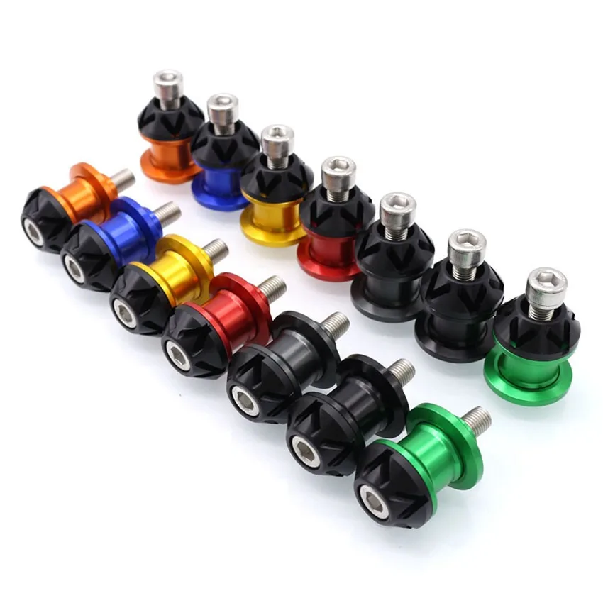 

Fit Kawasaki Z1000 Z750 ZX6R ZX10R 2003 2004 2005 2006 2007 2008 2009 2010 2011 2012 2013 10mm stand screws slider