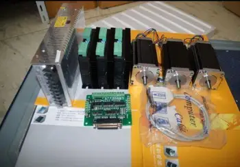 

DE US Ship 3Axis Nema 23 stepper motor 425oz 3.0A 23HS9430 stepper motor Driver DM542A 128Micro for CNC Router LONGS MOTOR