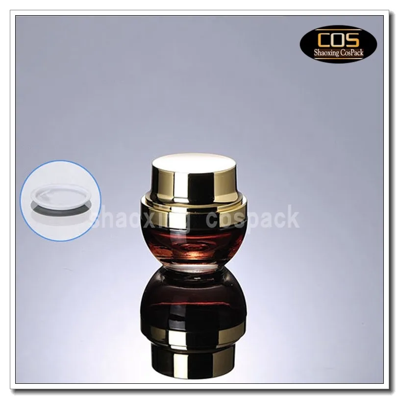 JGX40-20g Red Luxury glass container (2)