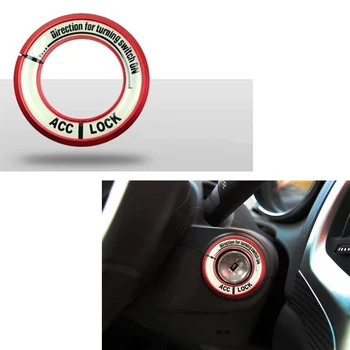 

Interior Accessories For M/azda M3 M6 R/aptor Luminous Ignition Key Ring Switch Cover Car styling